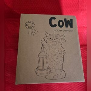 Amazon Cow Solar Lantern - Brown